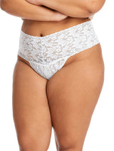 Plus Size Retro Lace Thong