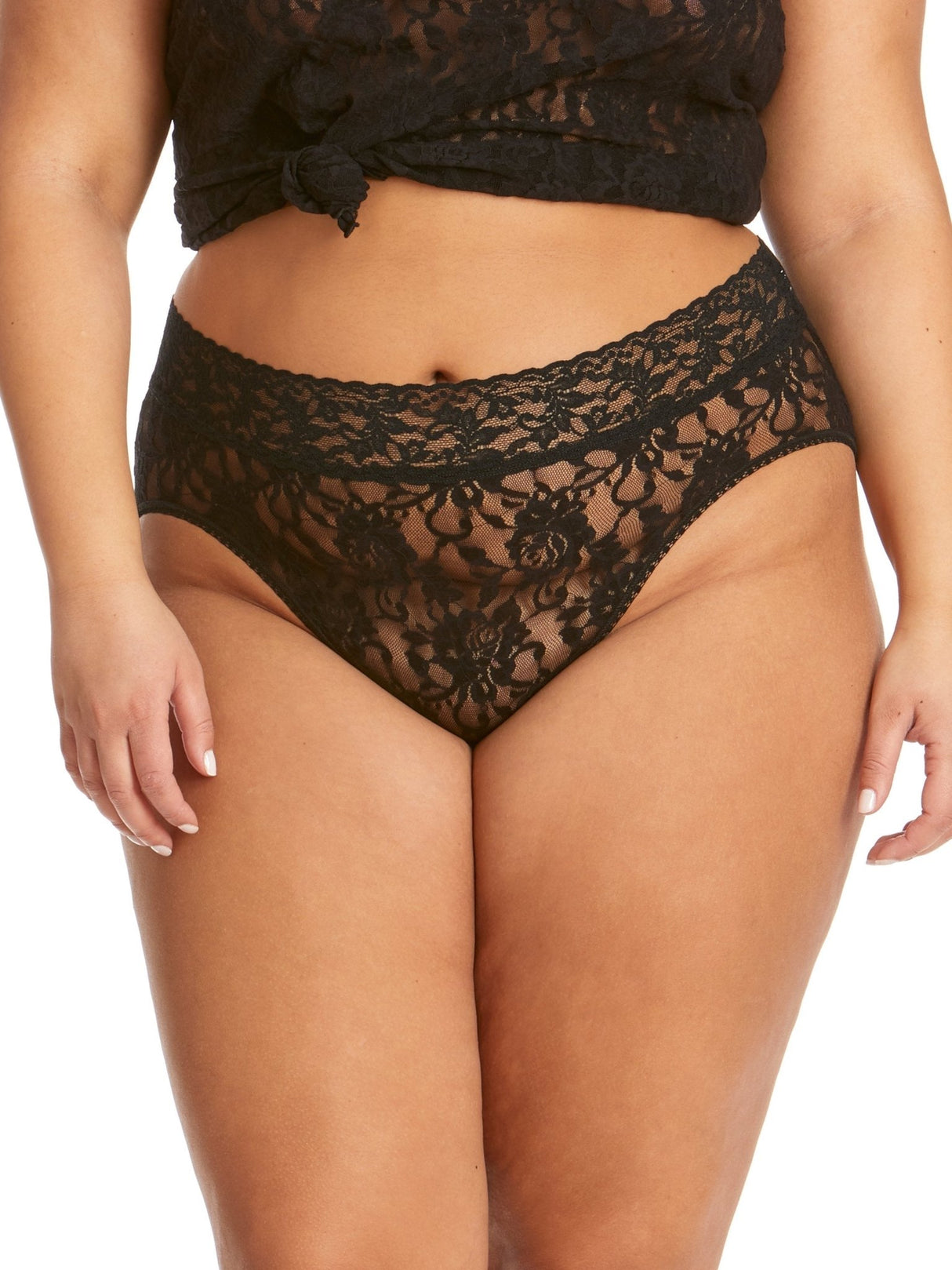 Plus Size Signature Lace French Brief