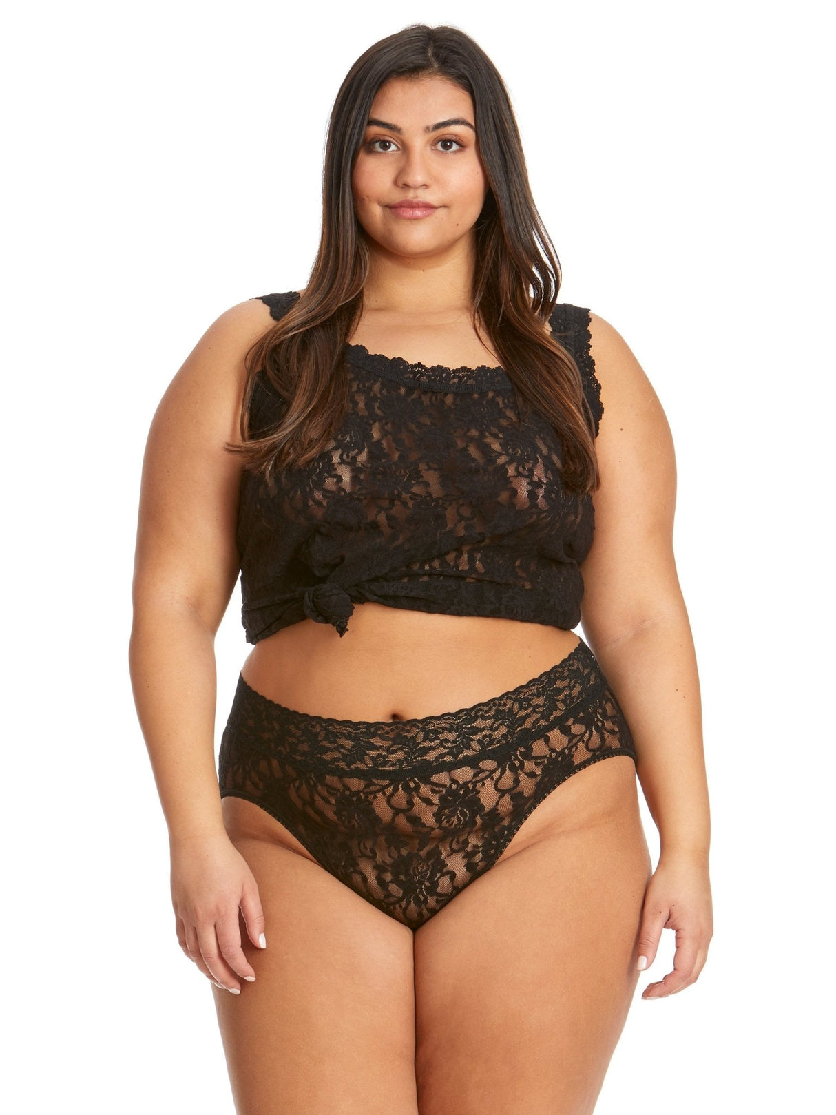 Plus Size Signature Lace French Brief