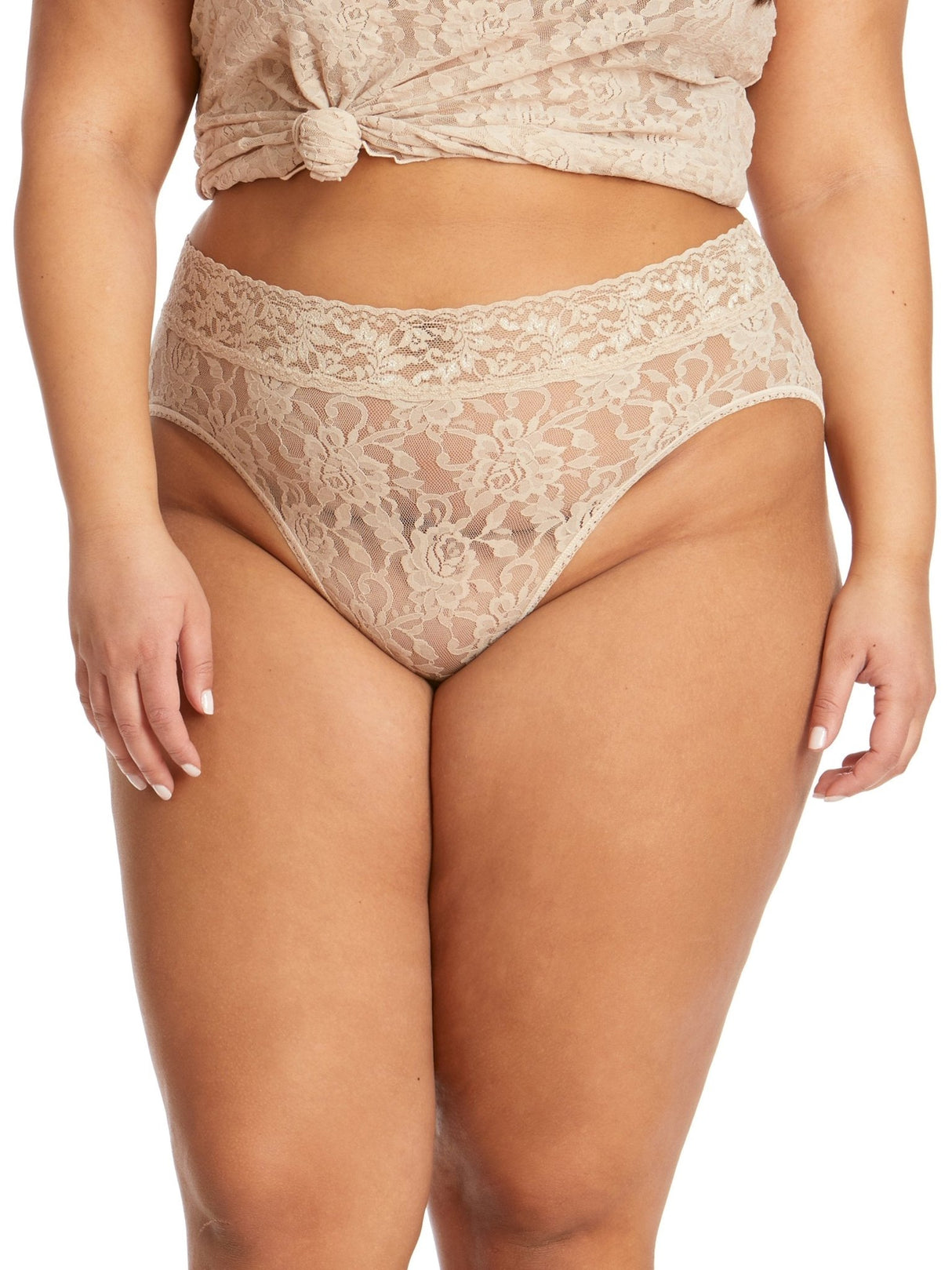 Plus Size Signature Lace French Brief