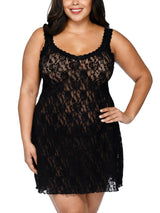 Plus Size Signature Lace V-Neck Chemise