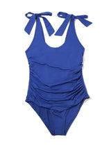 Ruched Bow One Piece Swimsuit