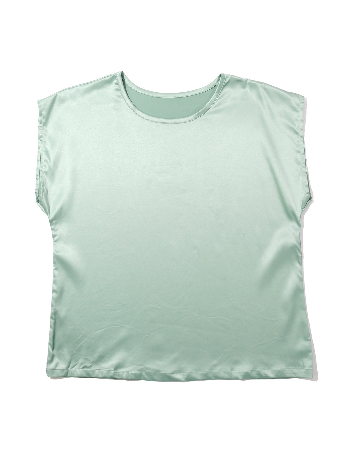 Satin Sleep Cap Sleeve Tee