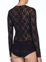 Signature Lace Long Sleeve Top