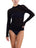 Signature Lace Mock Neck Long Sleeve Bandeau Top