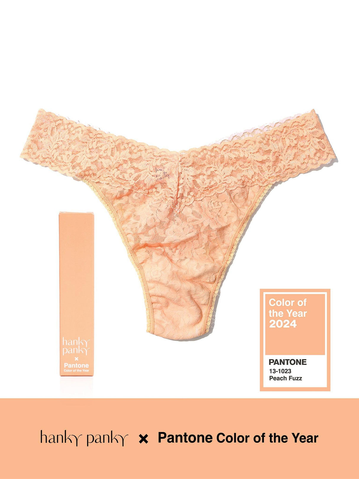 Signature Lace Original Rise Thong