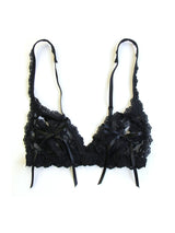 &oh™ Peek-a-Boo Lace Tie Bralette