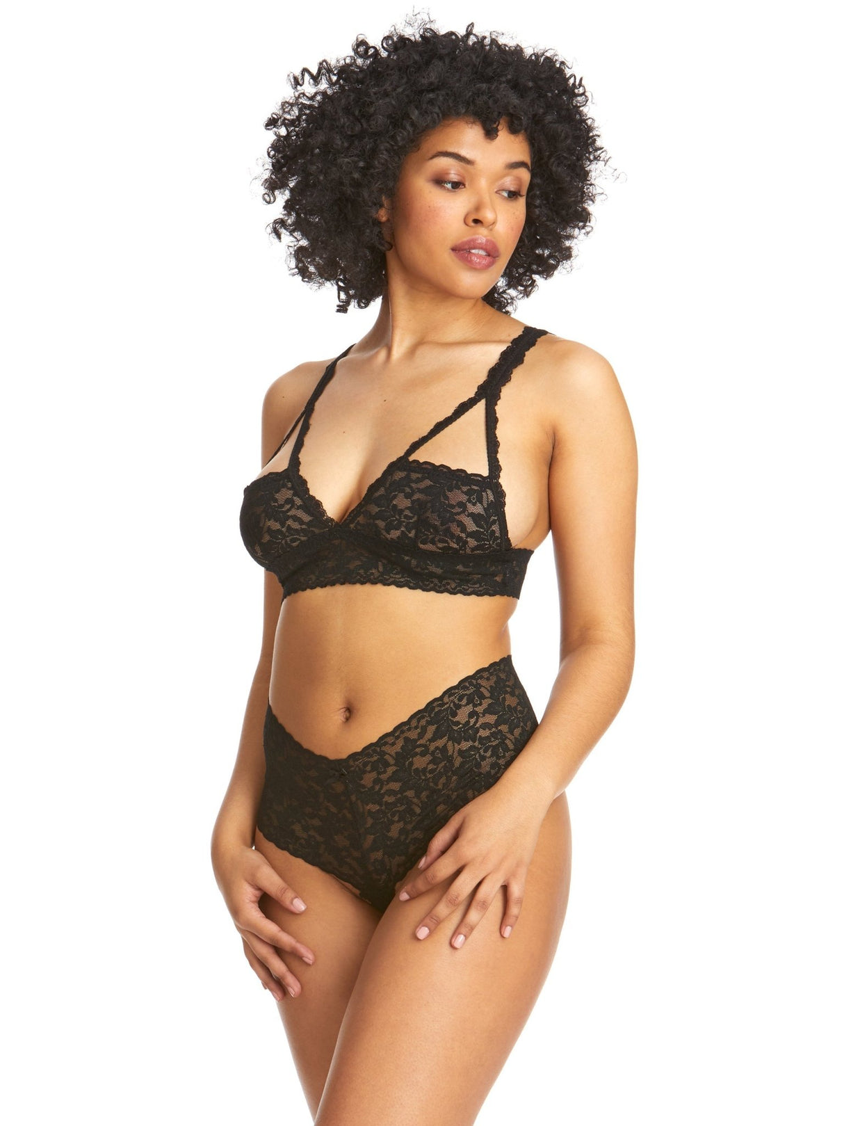 &oh™ Retro Lace Half Cup Bralette