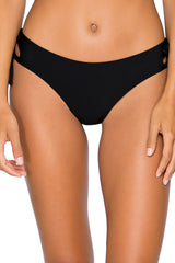 Front view of B Swim Black Out Ava Bottom