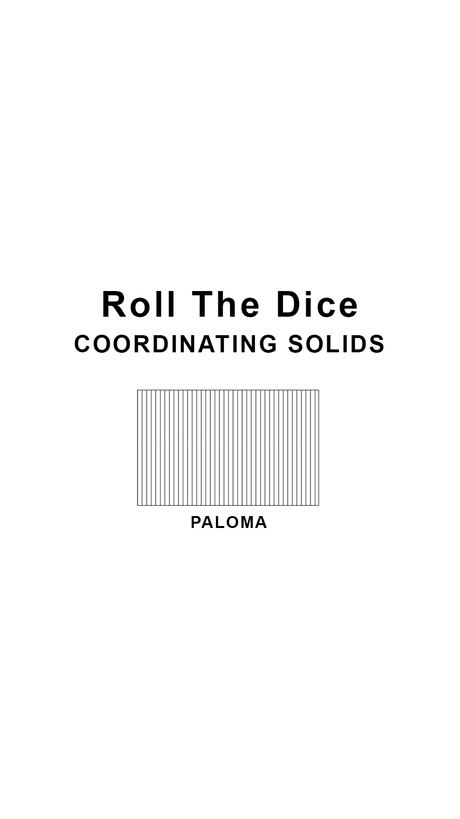 Coordinating solids chart for Sunsets Roll The Dice swimsuit print: Paloma