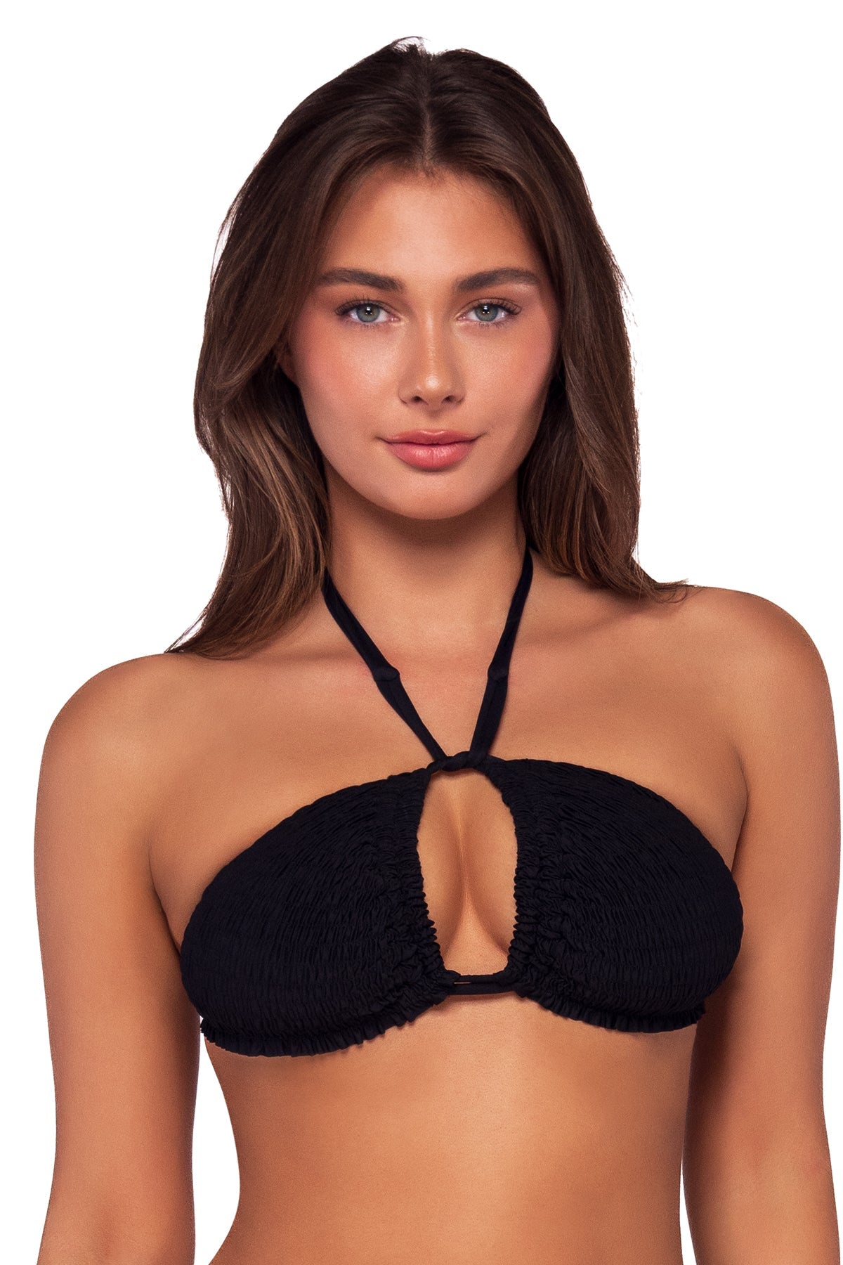 Swim Systems Black Kali Triangle Bikini Top