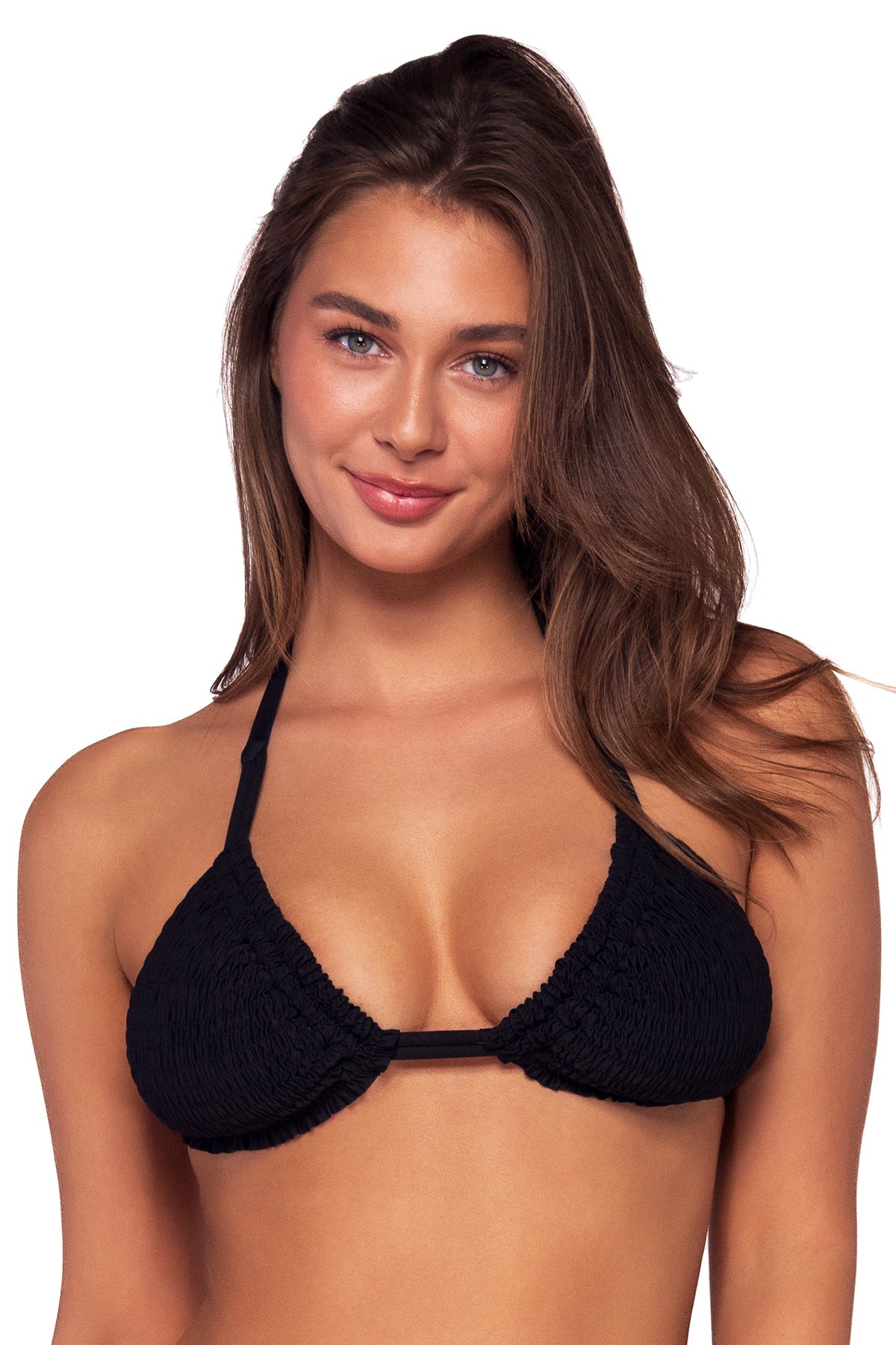 Swim Systems Black Kali Triangle Bikini Top