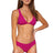 Front view of Swim Systems Magenta Charlotte Top