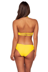 Back view of Swim Systems Daffodil Hanalei Halter Top