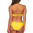 Back view of Swim Systems Daffodil Hazel Hipster Bottom