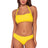 Front view of Swim Systems Daffodil Hanalei Halter Top