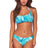 Front view of Swim Systems Out to Sea Hanalei Halter Top