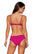 Back view of Swim Systems Magenta Hazel Hipster Bottom