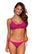 Front view of Swim Systems Magenta Avila Underwire Top