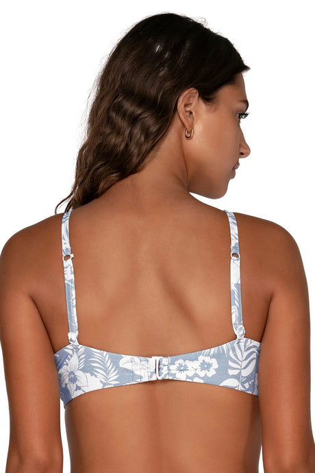 Back view of Swim Systems Coastal Calm Avila Underwire Top