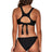 Back view of Swim Systems Black McKenna Tie Side Bottom