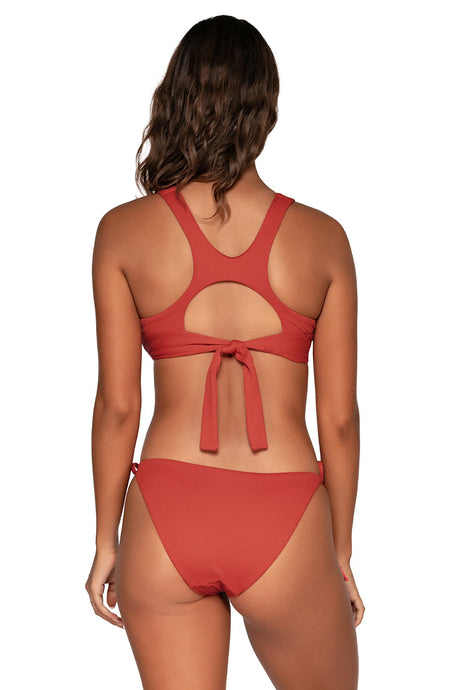 Back view of Swim Systems Cayenne McKenna Tie Side Bottom