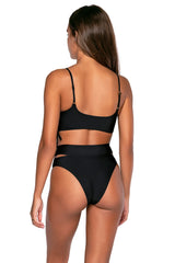 Back view of B Swim Black Out Balboa Bottom