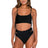 Front view of B Swim Black Out Adeline Top