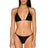 Front view of B Swim Black Out Bermuda Triangle Top