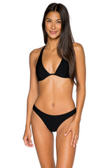 Front view of B Swim Black Out Havana Bottom