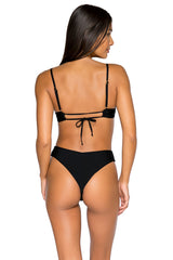 Back view of B Swim Black Out Daybreak Top