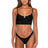 Front view of B Swim Black Out Daria Top