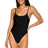 Front view of B Swim Black Out Ballet One Piece