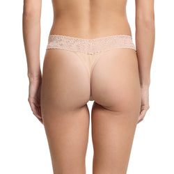 Culottes en dentelle de string de coton biologique