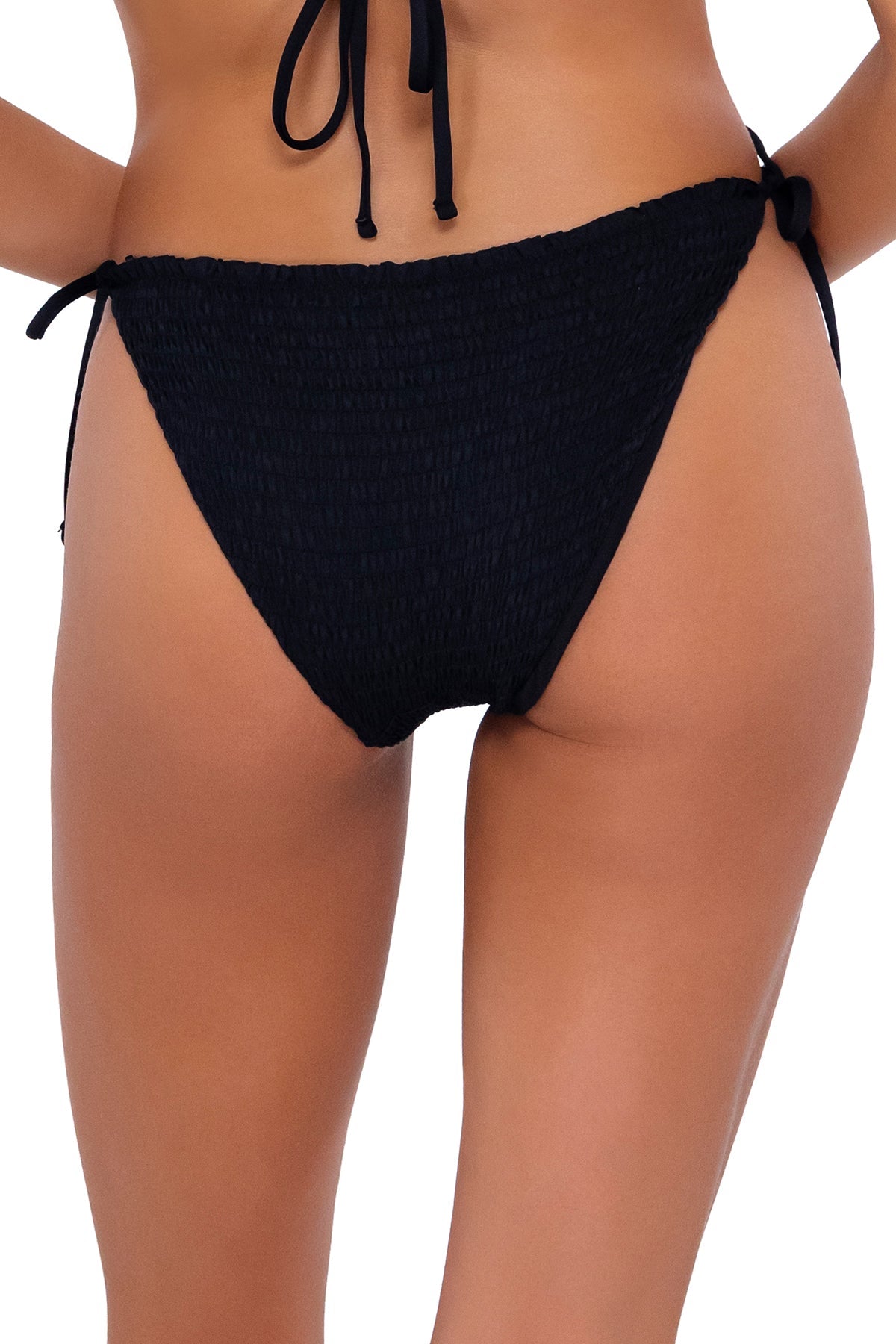 Swim Systems Black Kali Tie Side Bikini Bottom