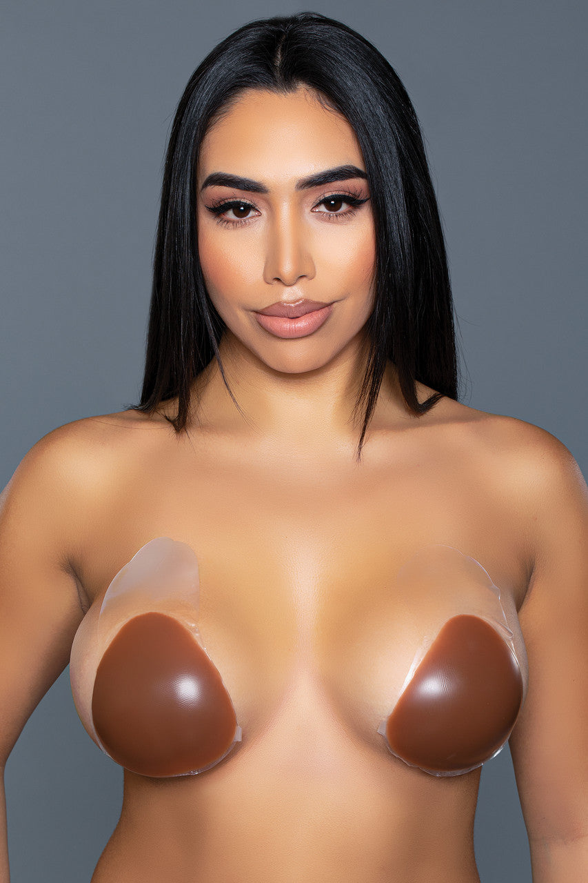 BeWicked Bra Accessories Tan / A/B SNUZXK Lifted Silicone Cups Tan
