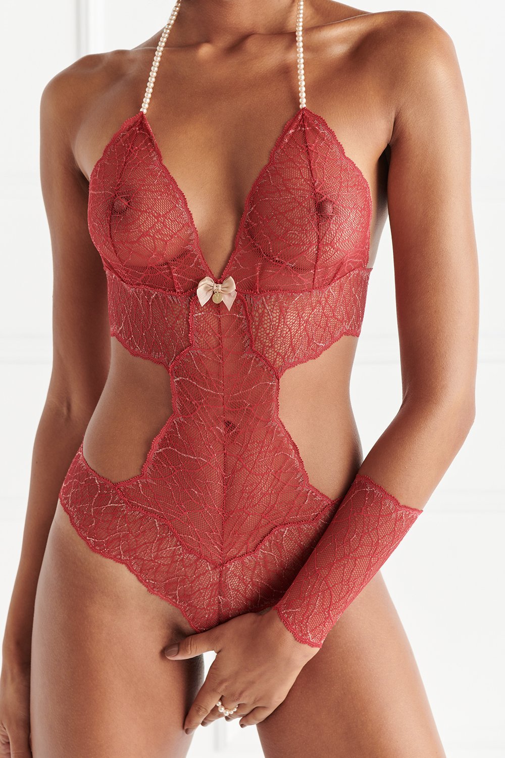 Bracli SYDNEY BODY SINGLE BRACLI SYDNEY PERL THONG BODYSUIT