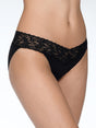 Hanky Panky Panties Black / XS SUPIMA® Cotton V-kini with Lace