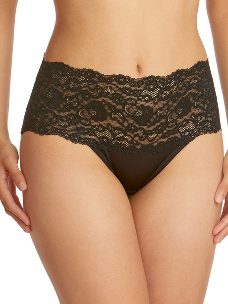 Hanky Panky Panty Black / XS Silky High Rise Panty