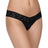 Hanky Panky Thong Black / One Size SUPIMA® Cotton *Petite Size* Low Rise Thong with Lace