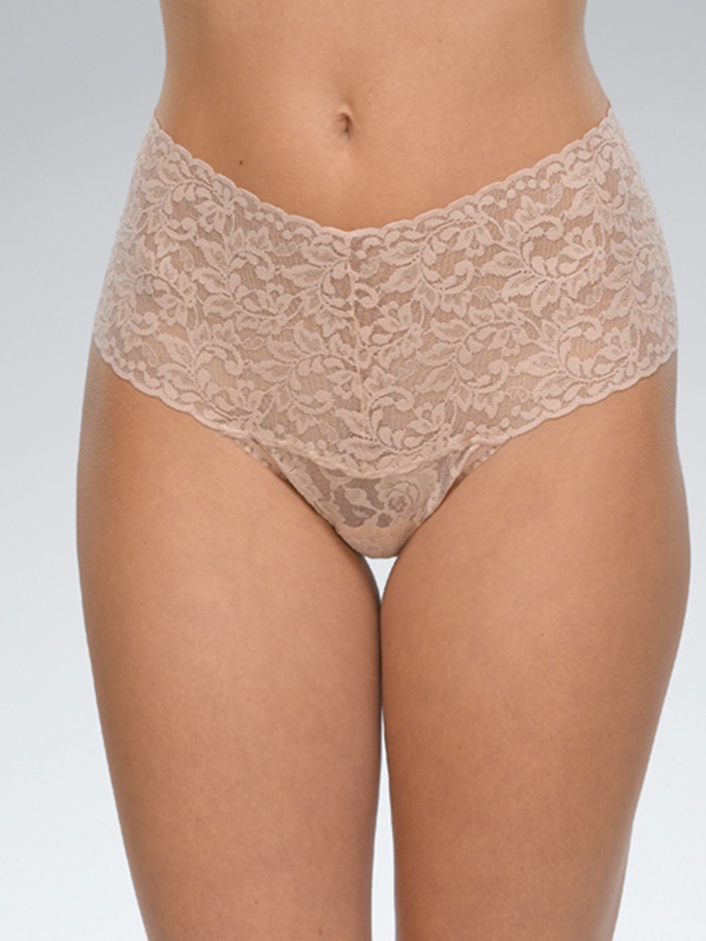 Hanky Panky Thong Chai / One Size Retro Lace Thong