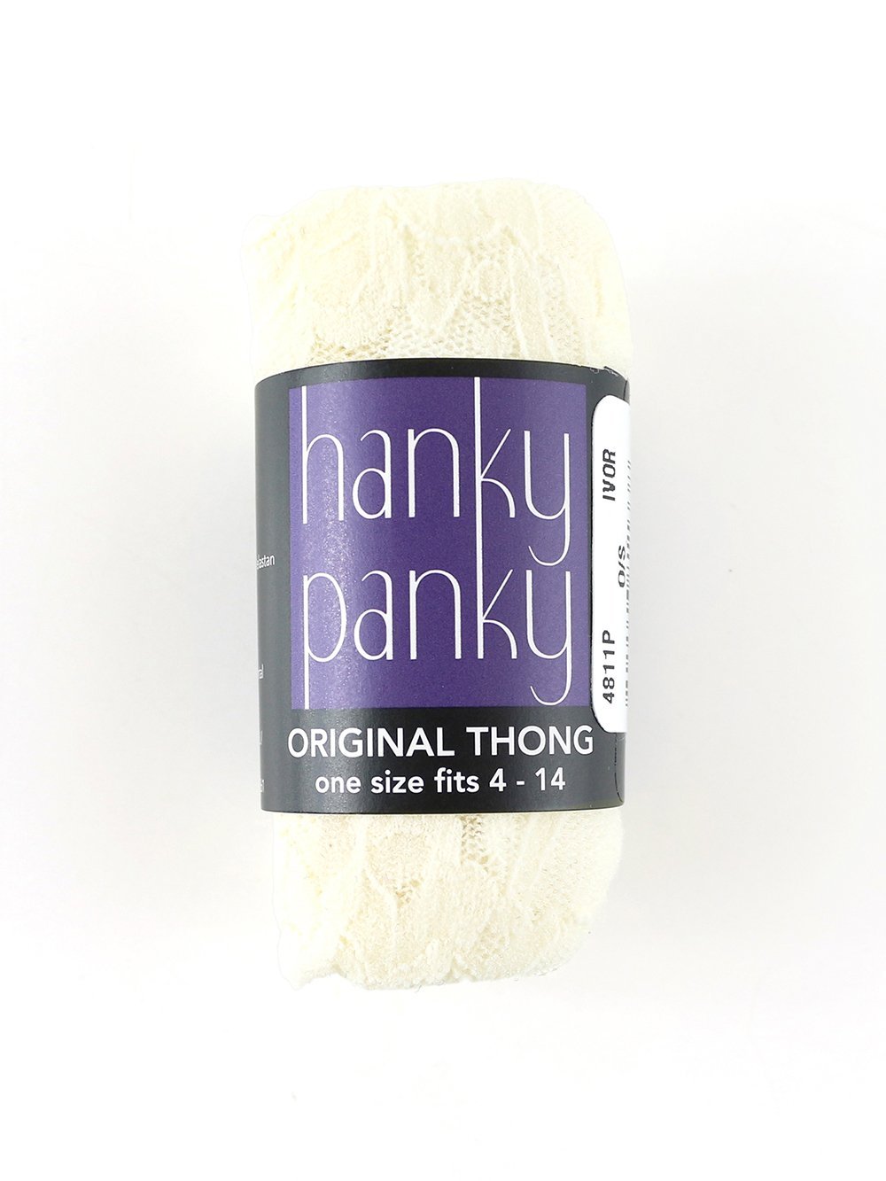 Hanky Panky Thong Rolled Signature Lace Original Rise Thong