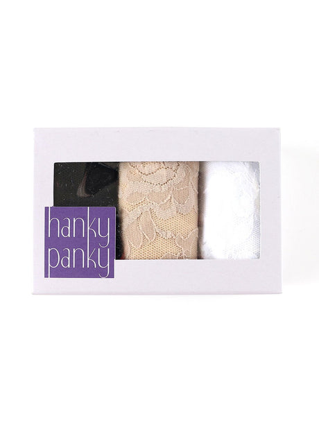 HauteFlair Panties 3 Pack Low Rise Thongs