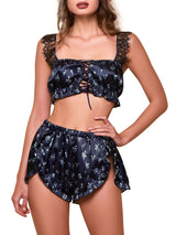 Hauty Bra Set Midnight Garden Bra Set