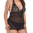 iCollection Babydoll Women's Madison Plus Size Babydoll Lingerie