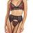 iCollection Black-Red / S Women's Natalia Bra Set