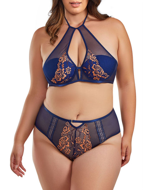 iCollection Bra Set Women's Jennie Plus Size Bra Set Lingerie