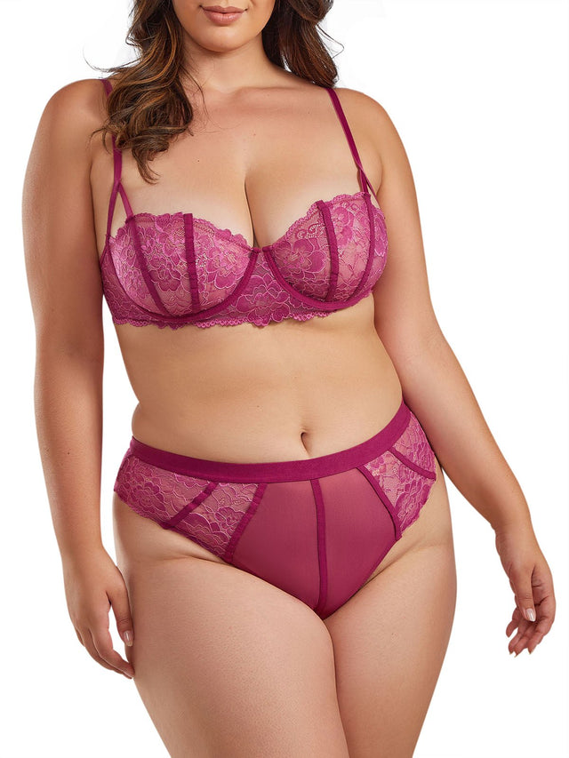 iCollection Bra Set Women's Quinn Plus Size Bra Set Lingerie