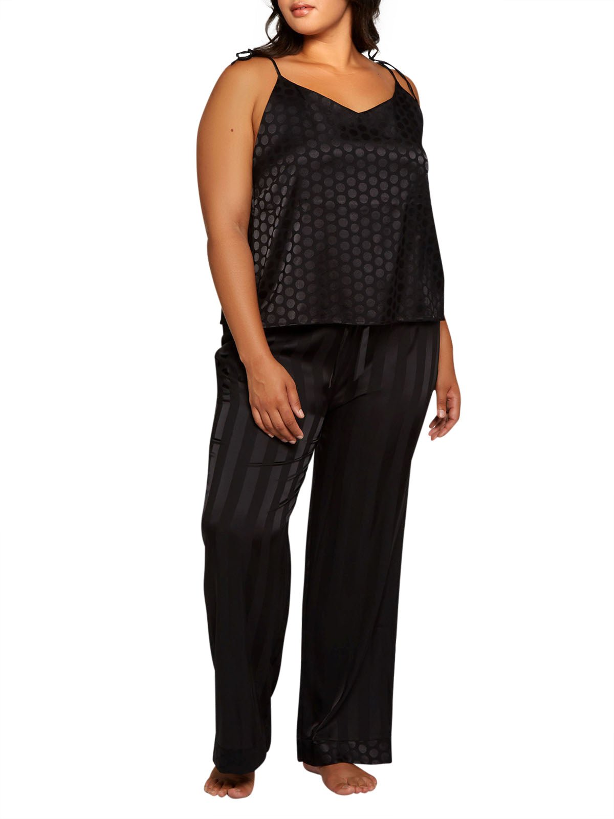 iCollection Cami Set Delphine Plus Size Cami Set