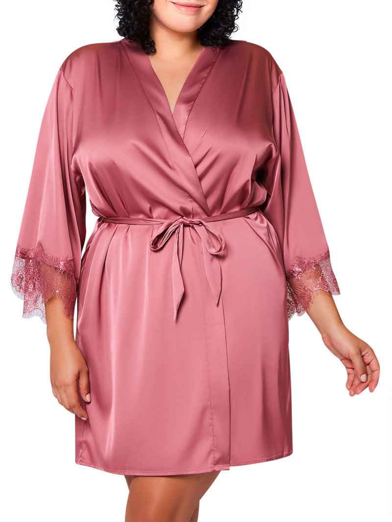 iCollection Charlotte Plus Size Robe